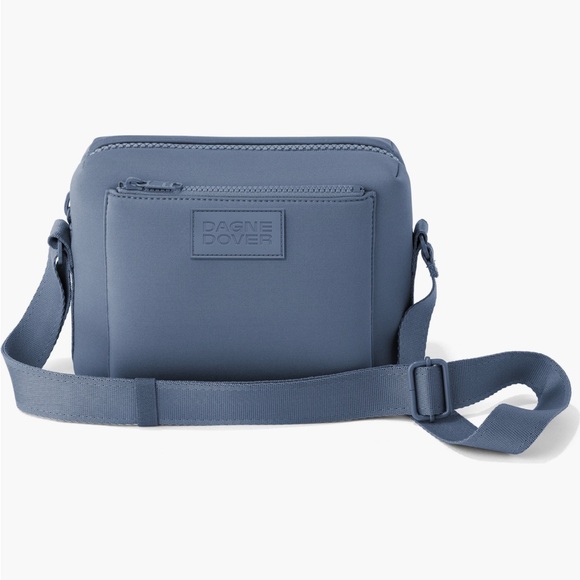 Dagne Dover Handbags - Dagne Dover Slate Blue Micah neoprene crossbody
